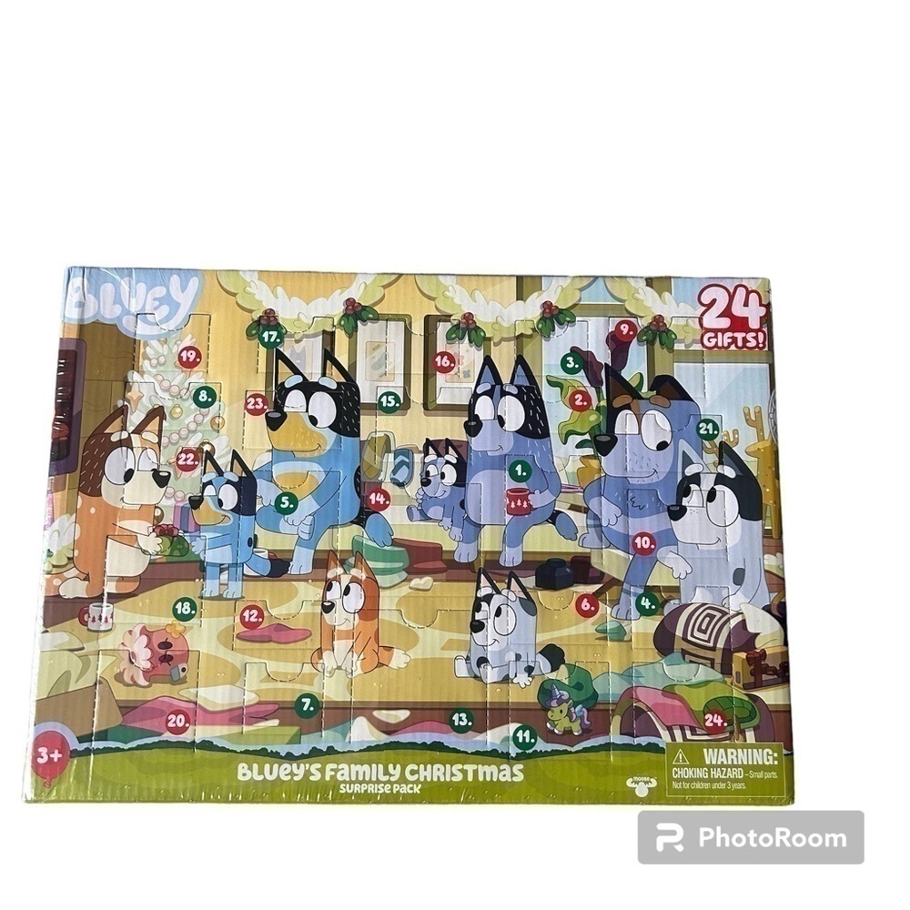 Bluey Advent Calendar NEW Countdown to Christmas Figure